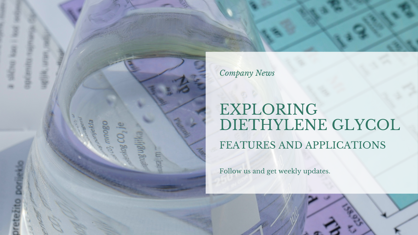 Utforsking av dietylenglykol: egenskaper og ulike bruksområder