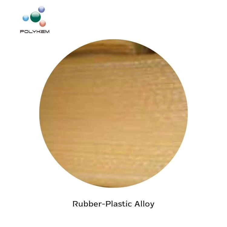 Gummi-plastlegering
